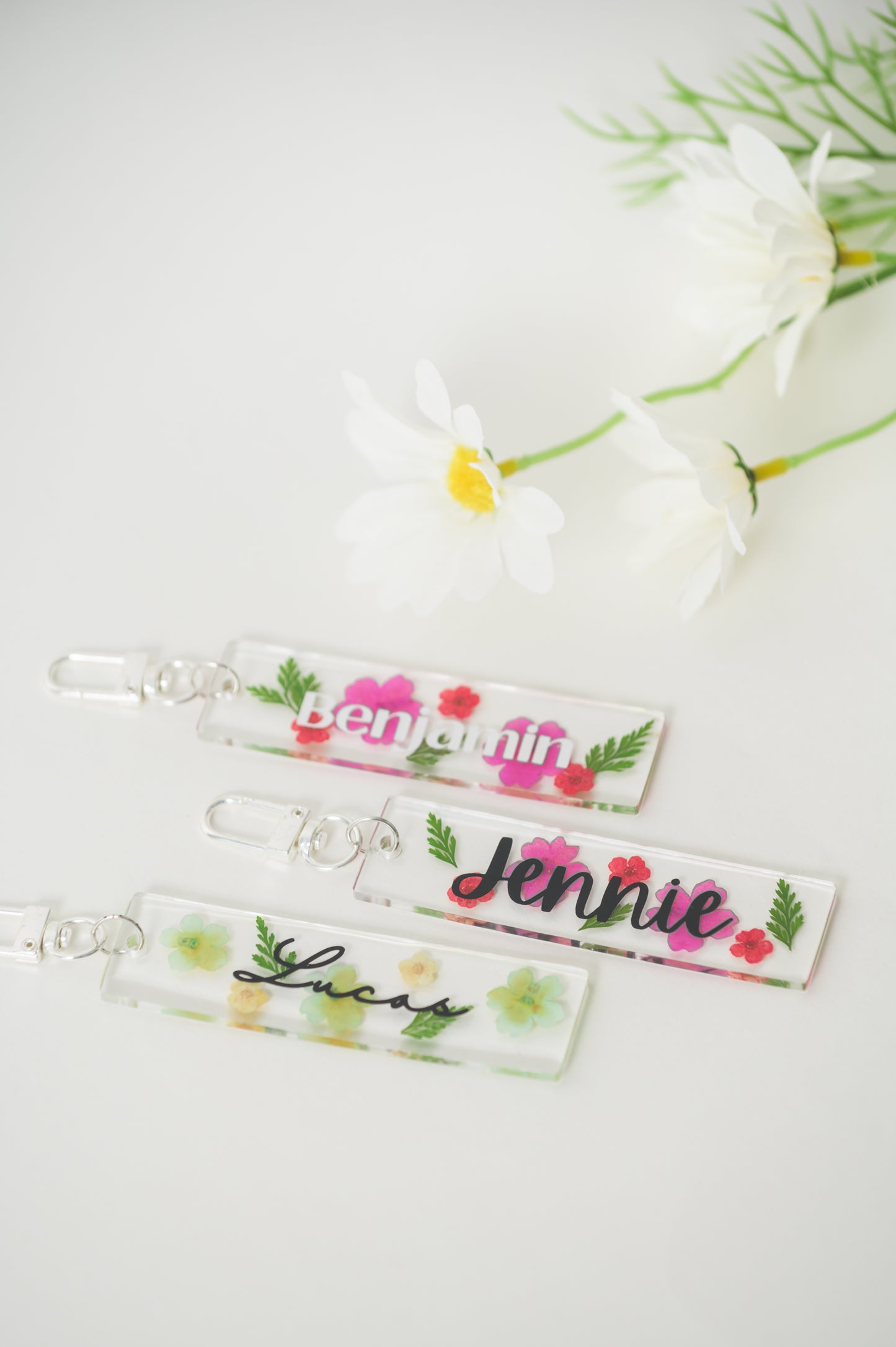 Dainty Dreams Resin Keychain